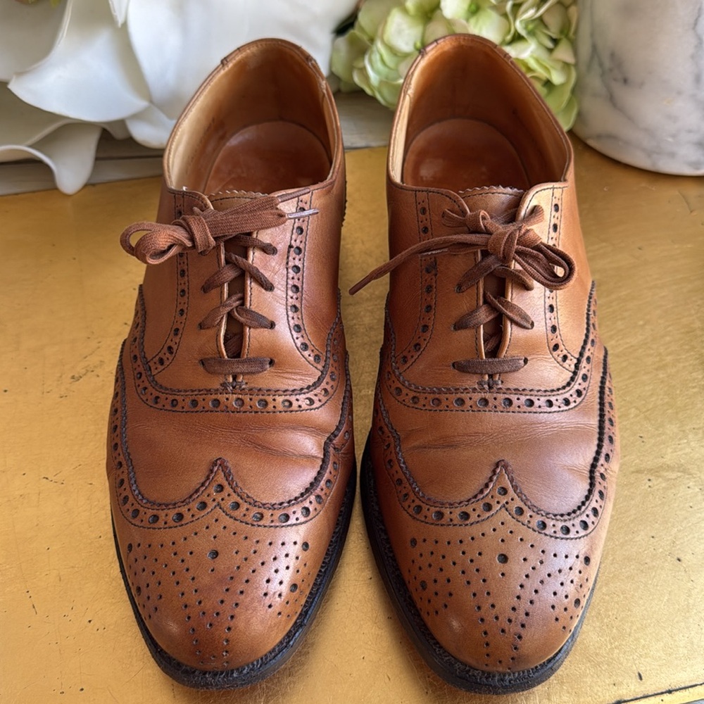 VTG 1980’s Polo Ralph Lauren Distressed Brogue Wingtip Derbys